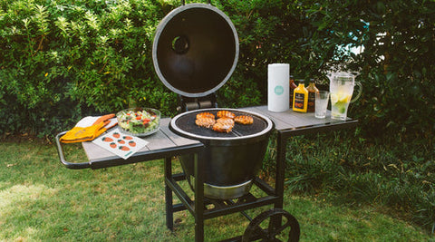 BBQ in a backyard