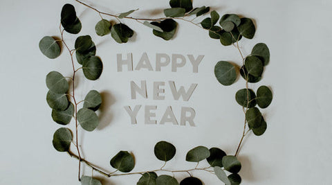 Happy new year sign