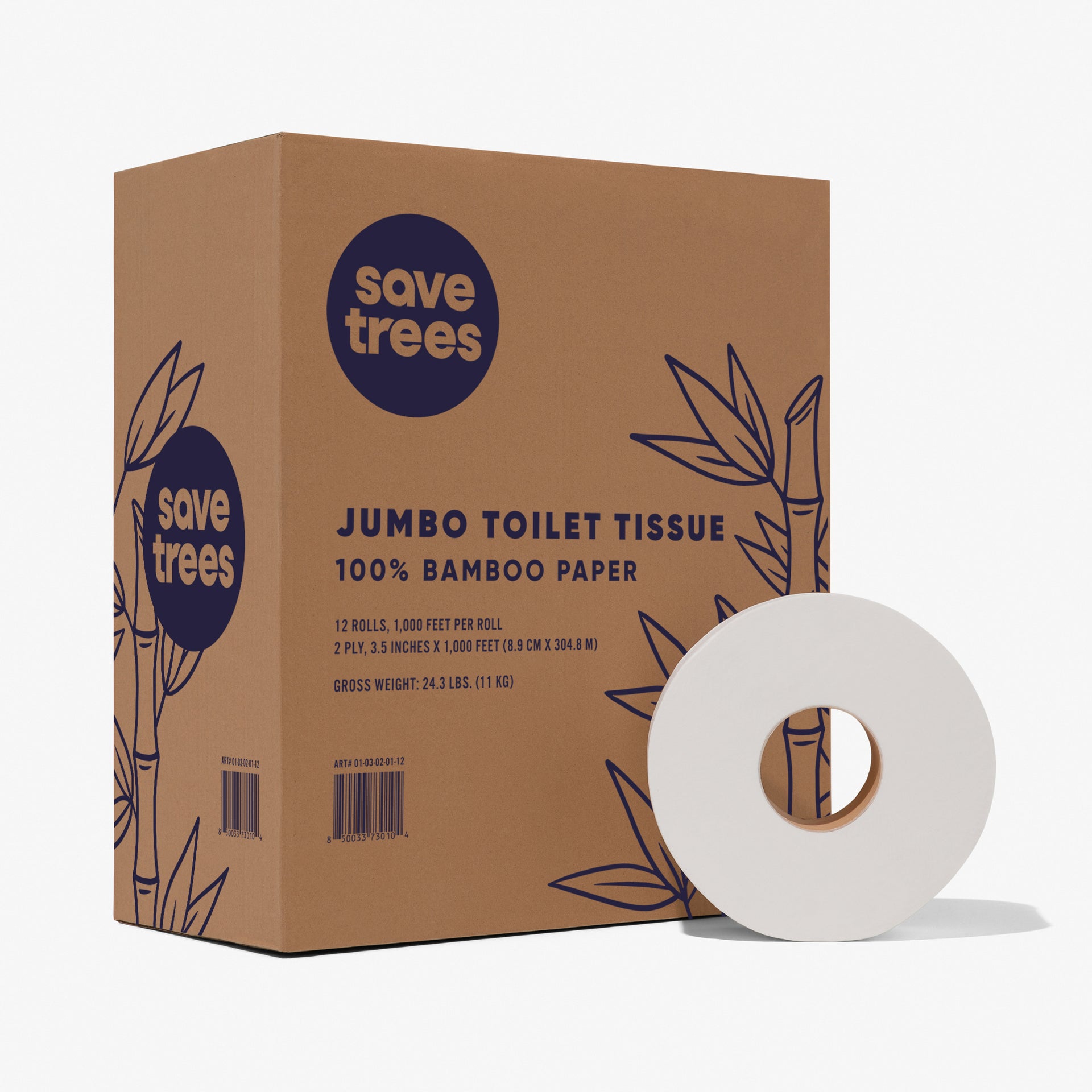 Bamboo Jumbo Commercial Toilet