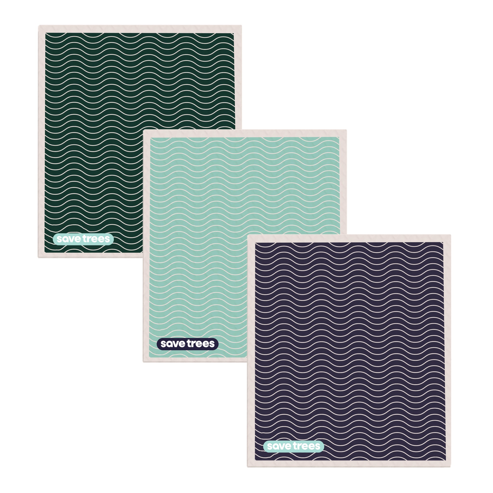 swedish dishcloth set of three