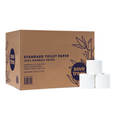 Bamboo Commercial 2-Ply 550 Sheet Toilet Paper