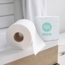 Load image into Gallery viewer, eco-friendly bamboo toilet paper over bathroom sink
