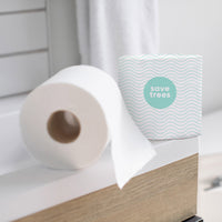 Save Trees roll on sink