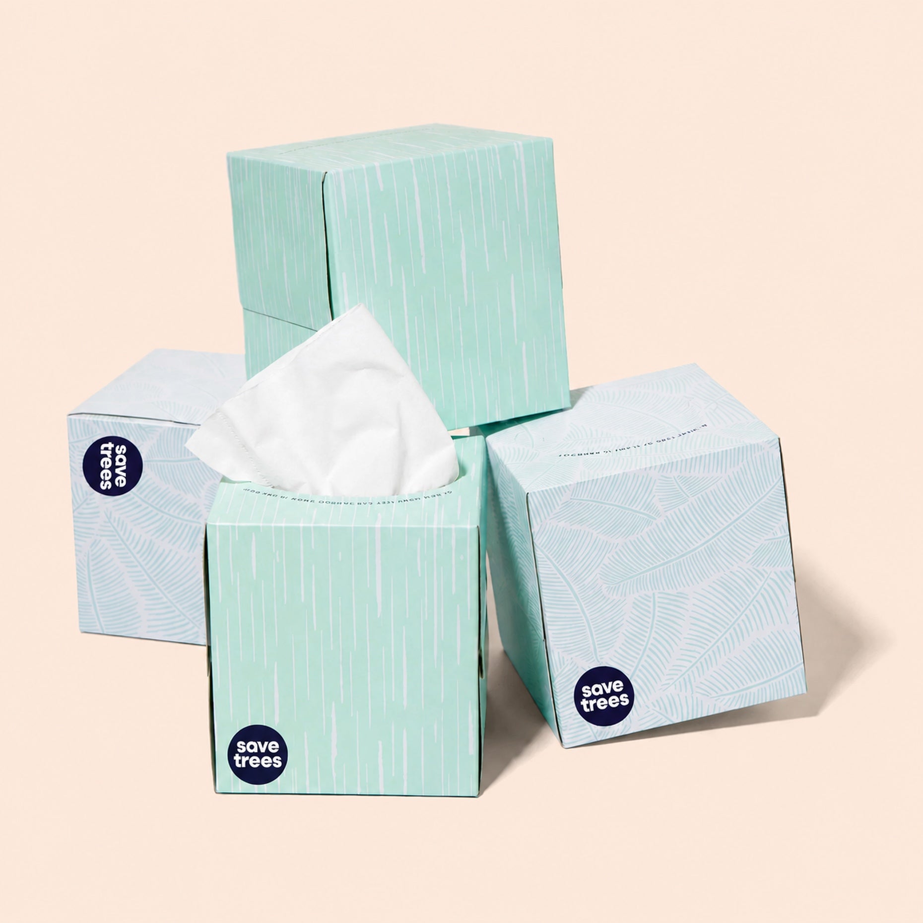 Bamboo Cube Tissues 24 Tissue Boxes