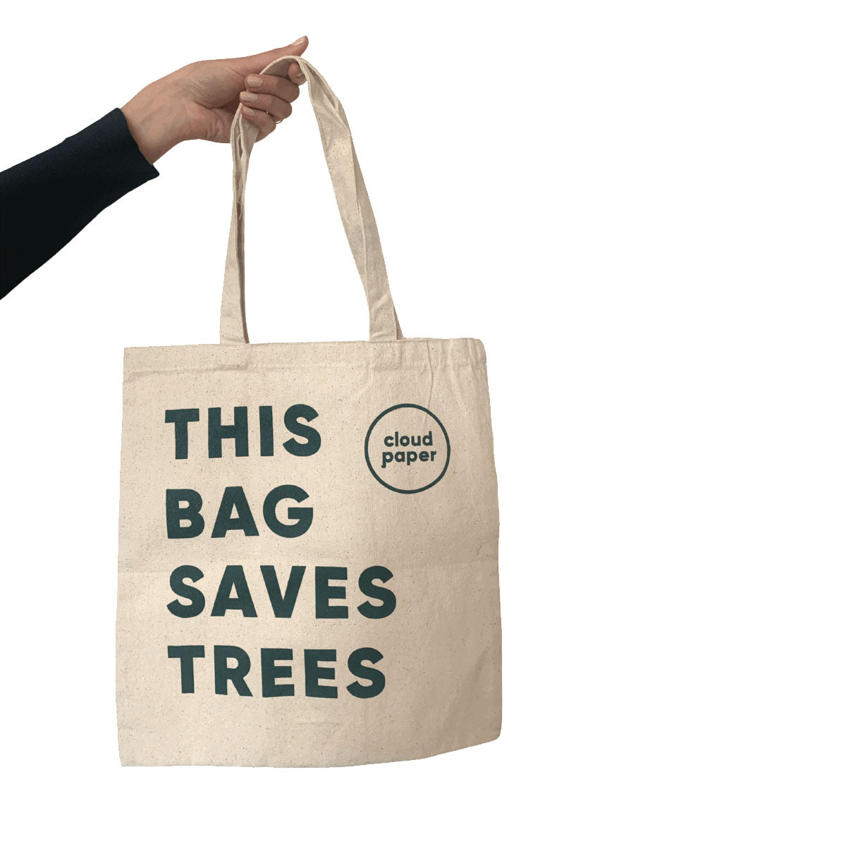 Eco-Friendly Recycled Double-Sided Tote Bag Save Trees